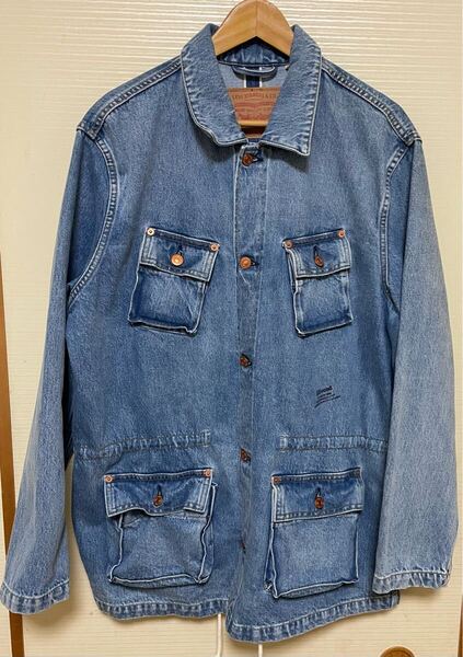 【送料無料】LEVI'S x JJJJOUND UtilityJacket Indigo サイズ:L デニムジャケット タグ有り