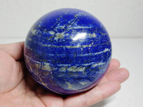 【鮮青】◆1.1kg◆ ラピスラズリ スフィア 原石 鑑賞石 自然石 天然石 鉱石 鉱物 水石 宝石 ジュエリー 置物 インテリア