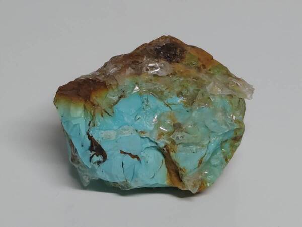 【鮮青】◆18g◆ ターコイズ トルコ石 原石 鑑賞石 自然石 天然石 鉱石 鉱物 水石 宝石 ジュエリー 置物 インテリア