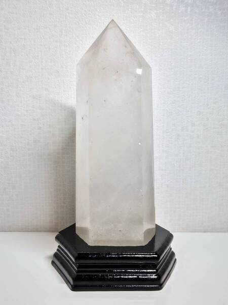 【六角柱】◆2.6kg◆ 水晶 クォーツ 原石 鑑賞石 自然石 天然石 鉱石 鉱物 水石 宝石 ジュエリー 置物 インテリア