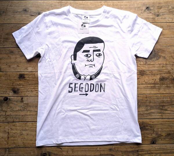 送料無料♪未使用タグ付♪kagomania カゴマニア 西郷どん Tシャツ size L レディース SEGODON ツン 西郷隆盛 鹿児島