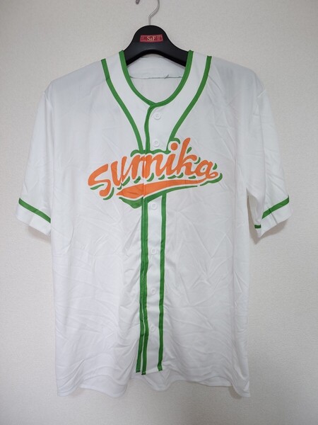 sumika ベースボールシャツ ユニフォーム M 白 ホワイト ライブ グッズ Tシャツ