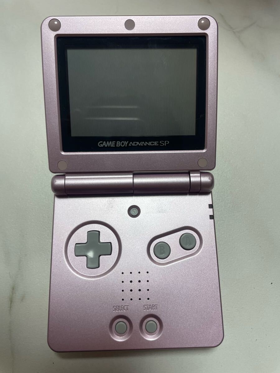 3/ 任天堂 GBA-SP 本体 ピンク 動作チェック済 動作品 / 17118