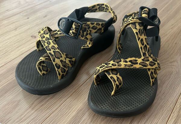 希少 Chacoチャコ サンダル ヒョウ柄 サイズ:6 (23cm) レオパード