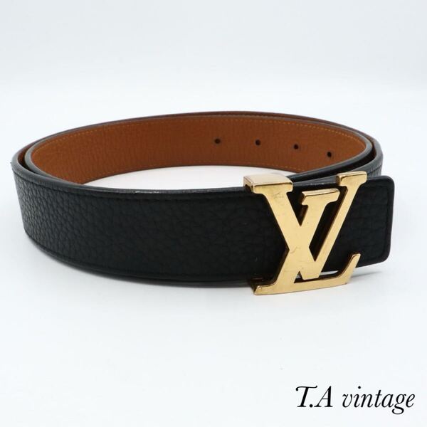 美品 ルイ・ヴィトン ベルト サンチュール LV イニシャル M9521