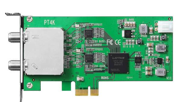 PT4K PC用4K放送受信対応 BS/CSチューナ 送料無料!