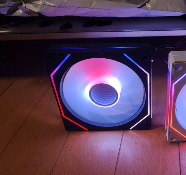 新品、ARGB、120mmファン、ブラック