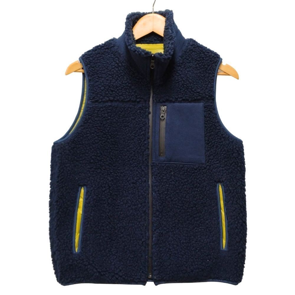 THE POOL AOYAMA ザプールアオヤマ ボアフリース ベスト ネイビー