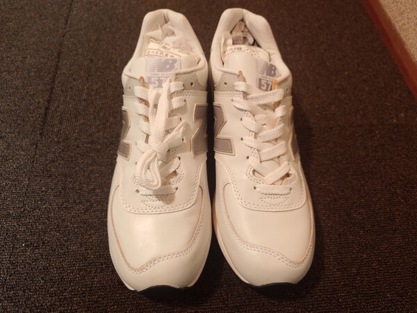【未使用保管品】ニューバランス/NEW BALANCE★M576W★ガラスレザー★UK9/US9.5/27.5★白