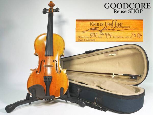 Klaus Heffler クラウス へフラー No.500 4/4サイズ 2014年製 バイオリン●R703122