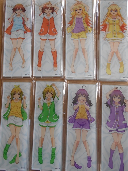 ディ・テクノ TVアニメ『しかのこのこのここしたんたん』 鹿乃子のこ・虎視虎子・虎視餡子・馬車芽めめ アクリルスタンドA&B 8点セット