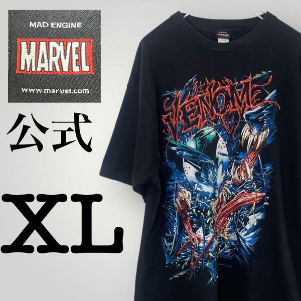 MARVEL 公式Mad Engine VENOM Tシャツ XLサイズ ムービーTシャツ アメコミ