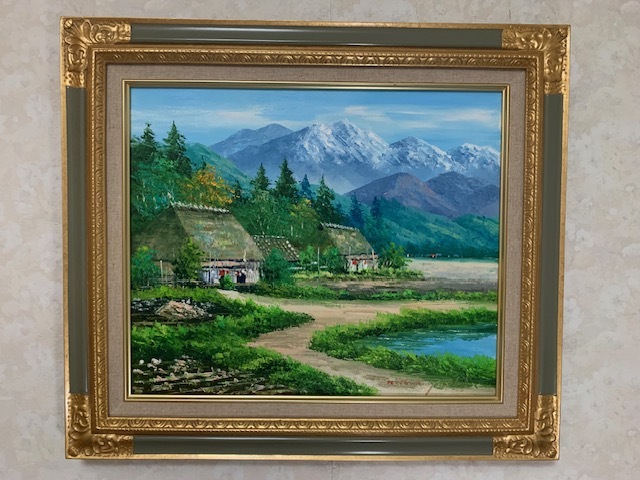 Yahoo!オークション - 小川泉 真作 油彩 人物画 F4 リアリズム