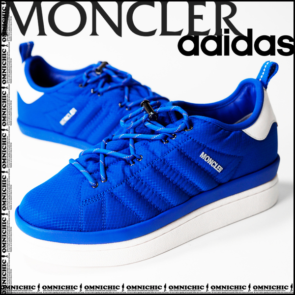 完売CAMPUS■新品正規品70,400円【MONCLER GENIUS×ADIDAS】モンクレールジーニアスアディダスロイヤルブルーキャンパススニーカー26㎝