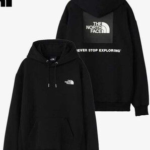新品 未使用 ノースフェイス パーカー NORTH FACE NT62348 BACK SQUARE LOGO HOODIE バック スクエア ロゴ フーディフード マウンテン 山