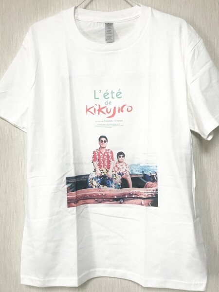 菊次郎の夏 半袖 Tシャツ ムービー ビートたけし 映画 takeshi 邦画 kitano white 白色 送料無料 ホワイト サイズL