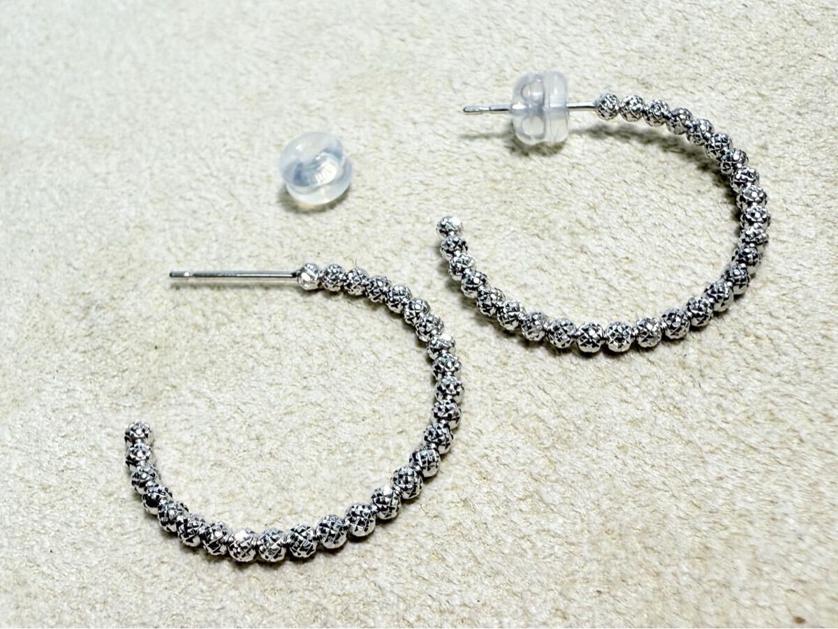 Pt900 22㎜ ピアス（334814） Pt900 22㎜ ピアス（334814）