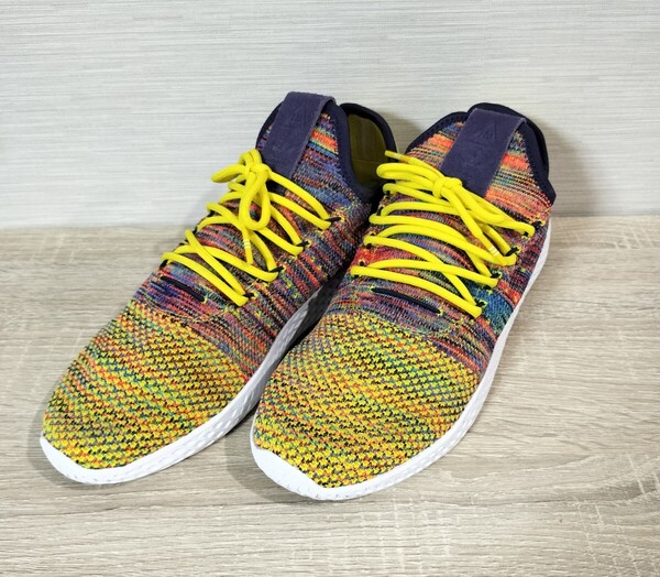 中古 ADIDAS PW TENNIS HU BY2673 アディダス スニーカー 27cm ファレル・ウィリアムス テニス テニスシューズ ウォーキングシューズ