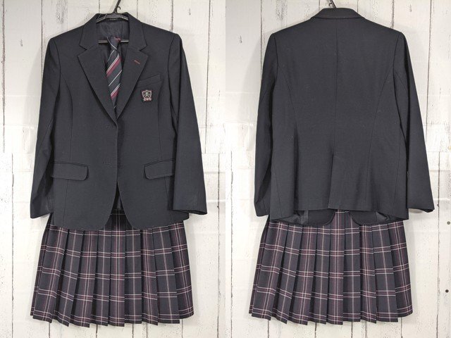 I500/Y(中古)山形県 山形北高校 女子制服7点 /S/M/160A/W63