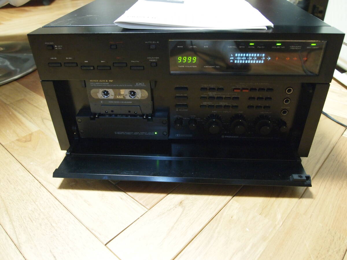 パイオニア カセットデッキ CT-980 ジャンク品1981年製 取説付き