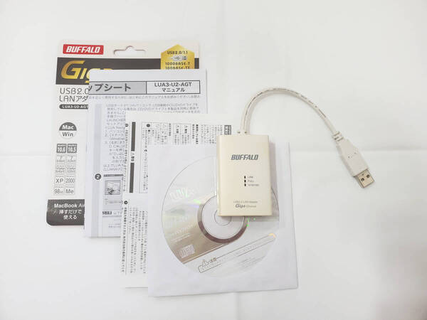 BUFFALO バッファロー Gigabit対応 USB2.0 USB-LANアダプター LUA3-U2-AGT