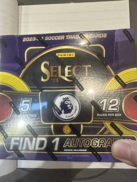 【未開封ボックス】2023-24 Panini Select Premier League Soccer Hobby Box