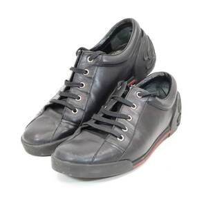 グッチ GUCCI 281009 メンズ シューズ スニーカー 靴 レザー ブラック サイズ表記 7 【中古】 / 10521 MK