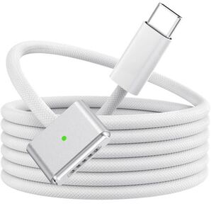 Stouchi 140W USB-C to Mag-Safe 3 磁気充電ケーブル 高速充電PD3.1対応 2M 超強力磁気吸着充電コード タイプC-MacBook Air