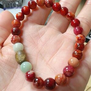 R2-0916 《保証保証》 天然木 沈香(じんこう) 香り続くブレスレット ベトナム産高級 栽培 沈香香木 ターコイズ/翡翠 随形 画像通り