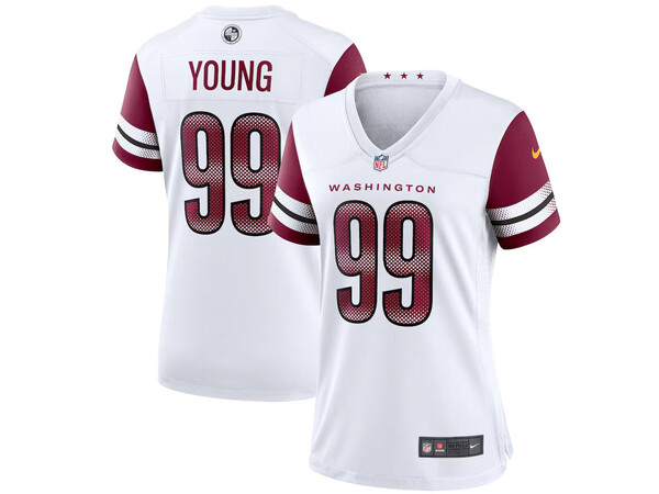 【新品・未使用品】ワシントン・コマンダース DE#99 チェイス・ヤング NIKE ゲームジャージ 海外女性Mサイズ | NFL正規品 ダンス用