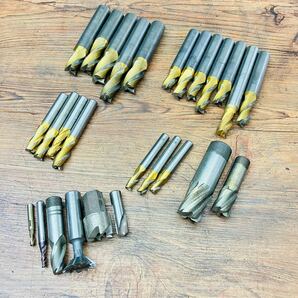 ミツビシ、コベルコなどエンドミル各種27本セット!中古即決送料無料!