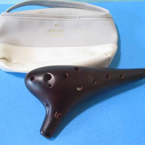 【即決価格】オカリナ 12穴 アルト 陶器 楽器(おまけで収納ポーチ付き)