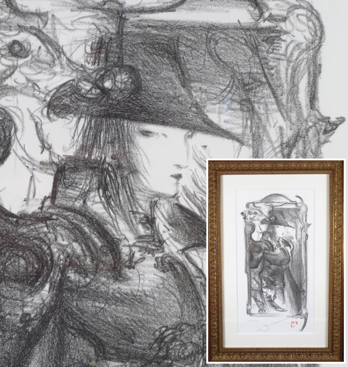 レア！保証書付き！天野喜孝 キュートセレクション 版画