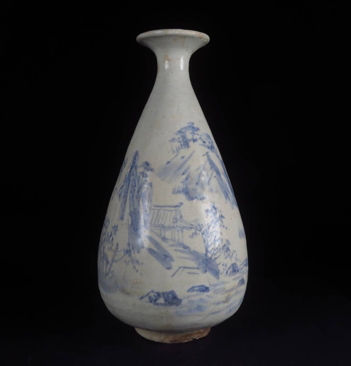 朝鮮美術 陶磁器 | 李朝白磁牡丹文丸壺 | gallery陽々youyou