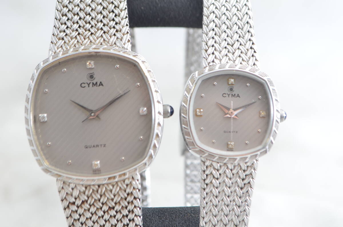 CYMA シーマ 腕時計 良好 クォーツ 604SP シルバーカラー 4P