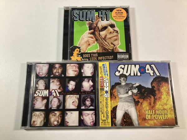 【W9867】SUM 41 CD アルバム 3枚セット●Half Hour of Power●All Killer No Filler●Does This Look Infected?
