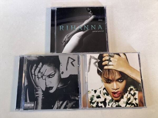 【W9919】リアーナ CD アルバム 3枚セット●Rihanna●Good Girl Gone Bad●Rated R●Talk That Talk