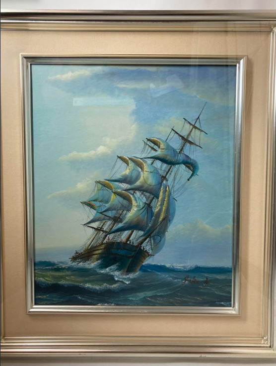 2025年最新】Yahoo!オークション -帆船 絵画(油彩)の中古品