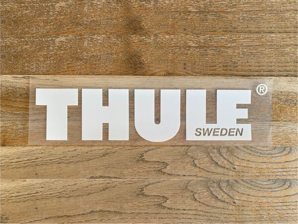 THULE スーリー ステッカー デカール 大 白文字 アウトドア スキー スノーボード