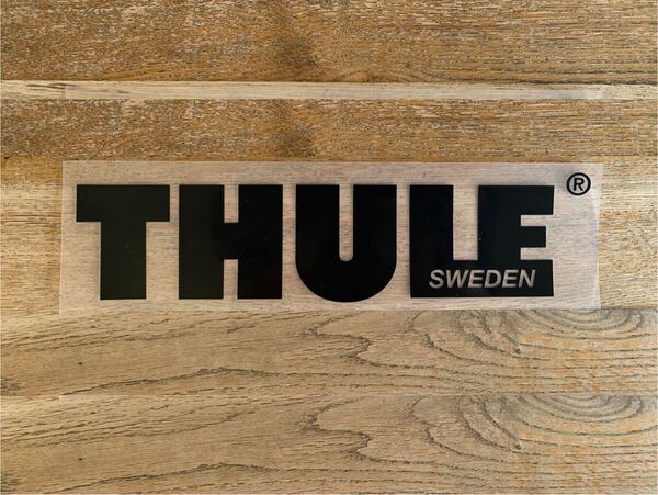 THULE スーリー ステッカー デカール 大 黒文字 アウトドア スキー スノーボード