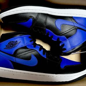 NIKE AIR JORDAN1 MID 黒青 28.5cm エアジョーダン1ミッド ロイヤル