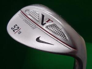 Nike NIKE vi kto Lee красный клей b Wedge VICTORY RED V-REV GROOVES( атлас ) 52°/10° Flex S б/у C разряд