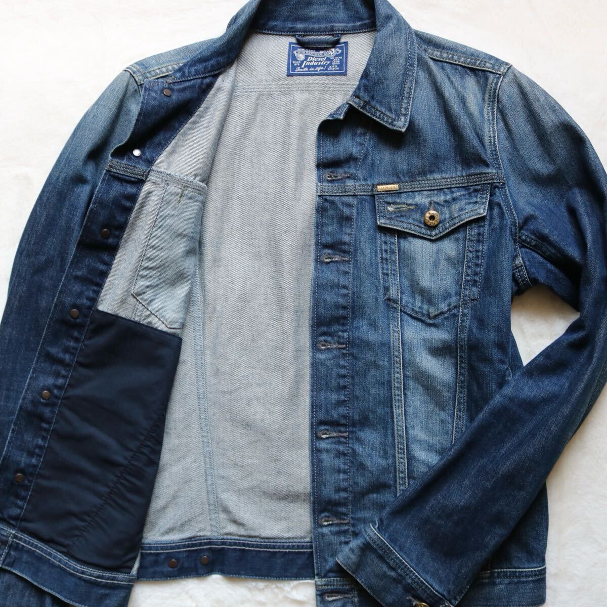 Yahoo!オークション -「diesel デニムジャケット」(ディーゼル Yahoo!オークション -「diesel デニムジャケット」(ディーゼル