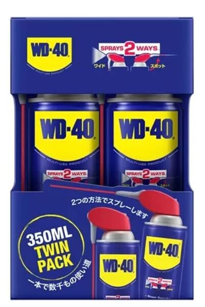 WD-40 超浸透性防錆潤滑剤 スマートストロー ツインパック (350ml×2本入)
