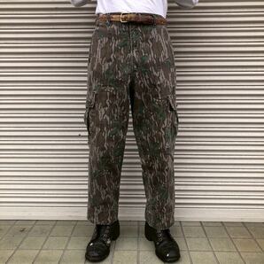 00s ツリーカモ カーゴパンツ ヴィンテージ ハンティングパンツ L デニムパンツ コットン ペインターパンツ リアルツリー ミリタリー 90s