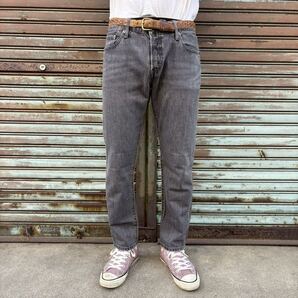 Levi's 501CT ブラック デニム パンツ スリム テーパード ジーンズ 黒 スキニーパンツ グレー リーバイス 505 517 ヴィンテージ 82cm
