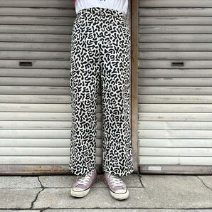 70s Korean Army 韓国軍実物 バクテリアカモ HBT パンツ ミリタリー コットン ヘリンボーン ヴィンテージ アメーバカモ トラウザーズ W72