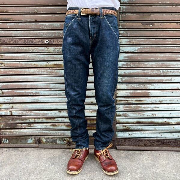 00s Levi’s Euro エンジニアード ジーンズ デニムパンツ 立体裁断 W28 Engineered Jeans ユーロ リーバイス ヴィンテージ 再構築 78cm