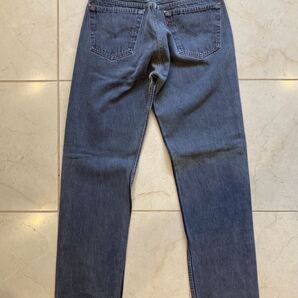 501-0658 86年 653 初期 501 先染め ブラックデニム CARE入 W32 L34 アメリカ リーバイス 80s ビンテージ / 505 bigE ビッグE 66前期 赤耳