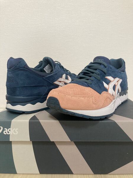 【新品・海外正規品】KITH × asics Gel-Lyte V Salmon toe US10 (28cm) Ronnie Fieg アシックス ゲルライト